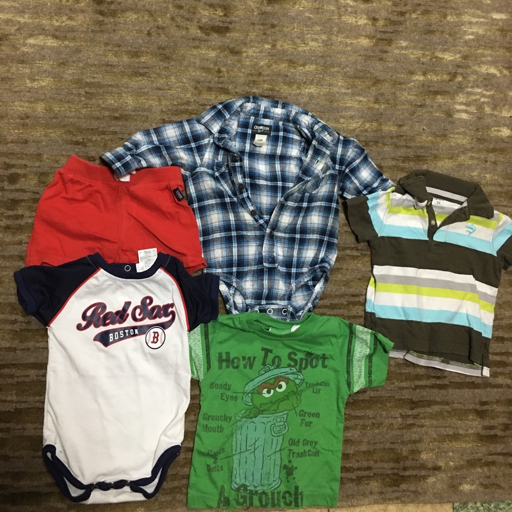 Baby clothes size- 12m lot of 5 pieces #(13)